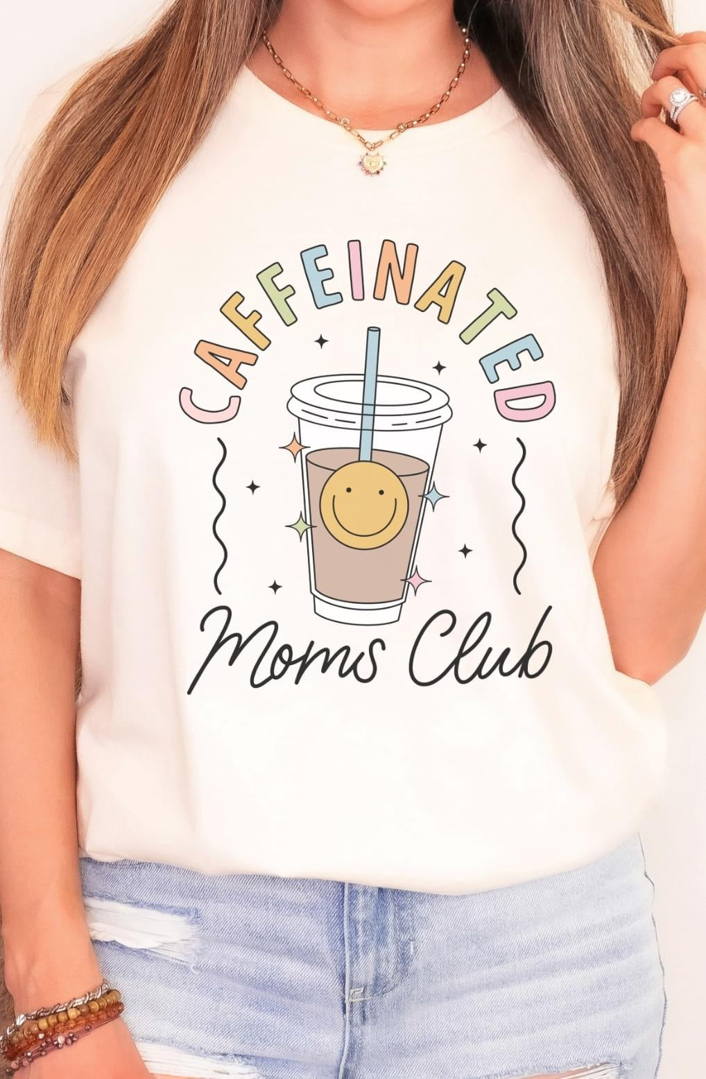 Caffeinated Moms Club  Short Sleeve