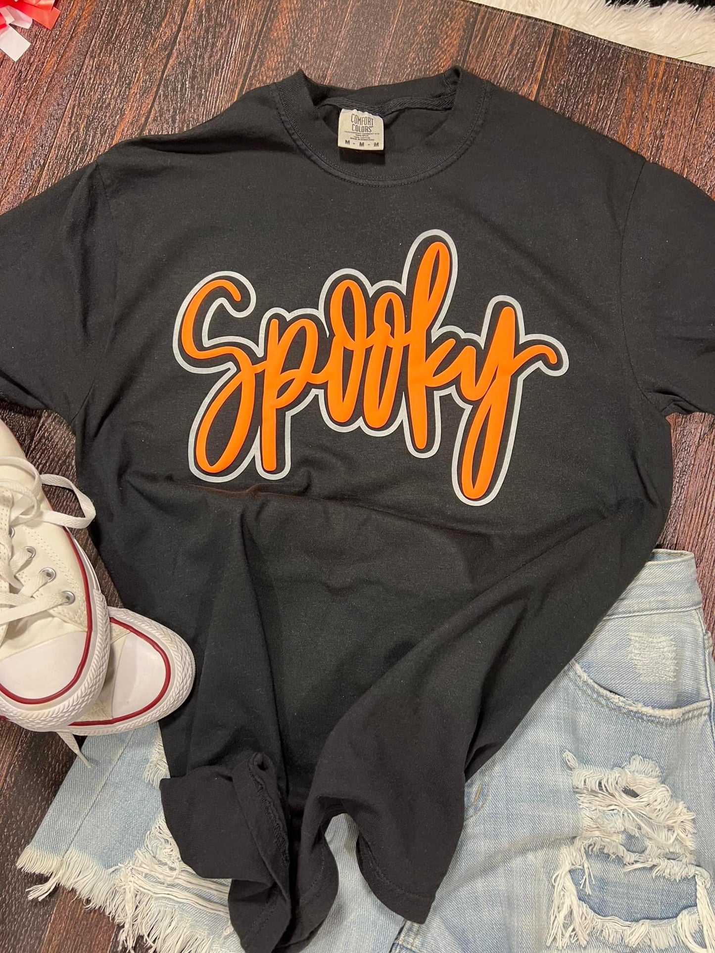 Spooky Orange Puff Comfort Colors