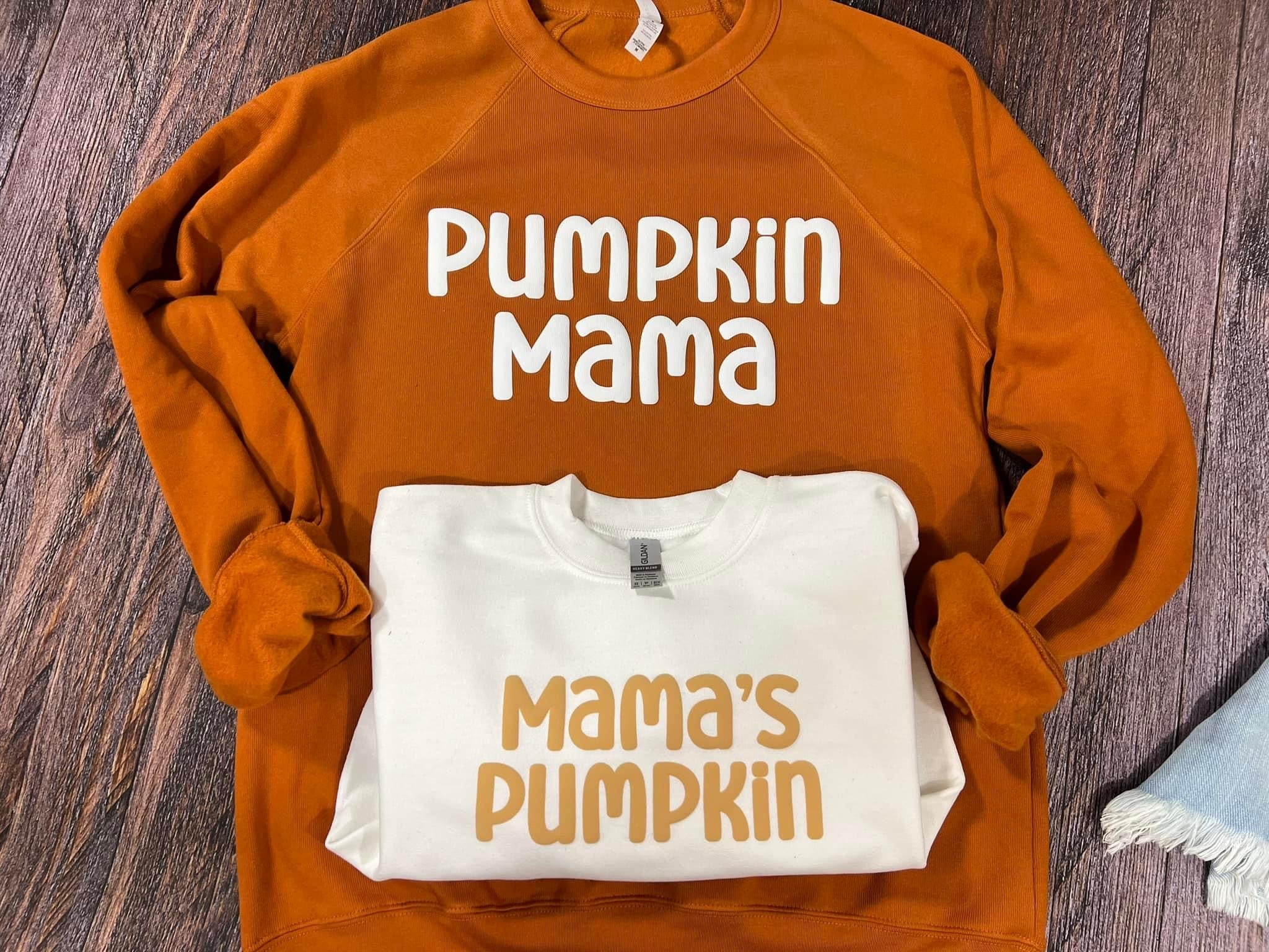 Pumpkin Mama Puff Fleece