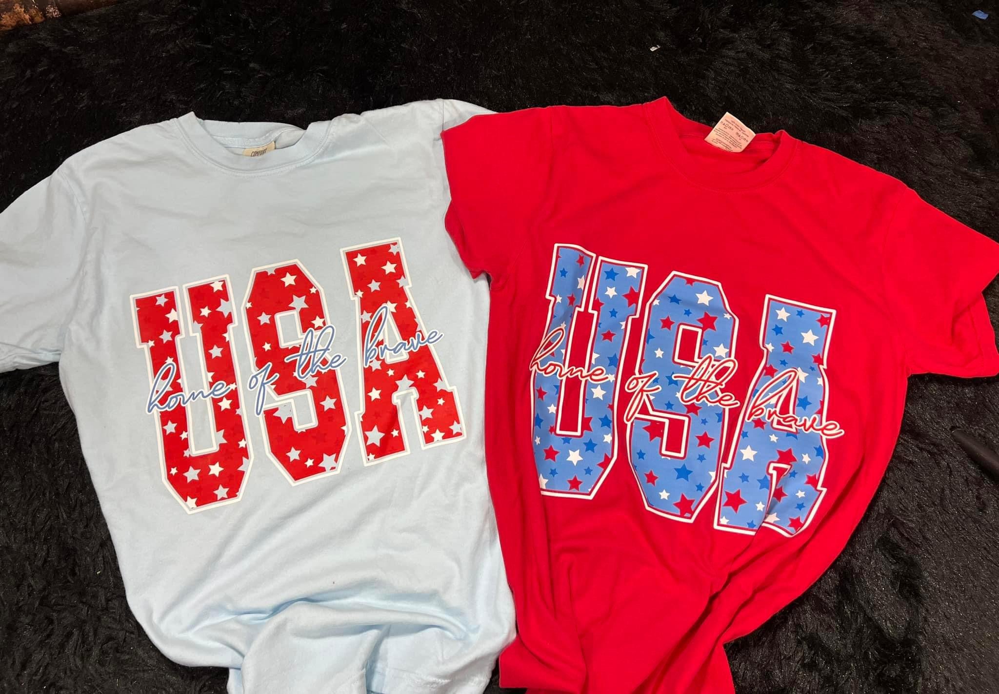 USA Home Of The Brave Comfort Colors