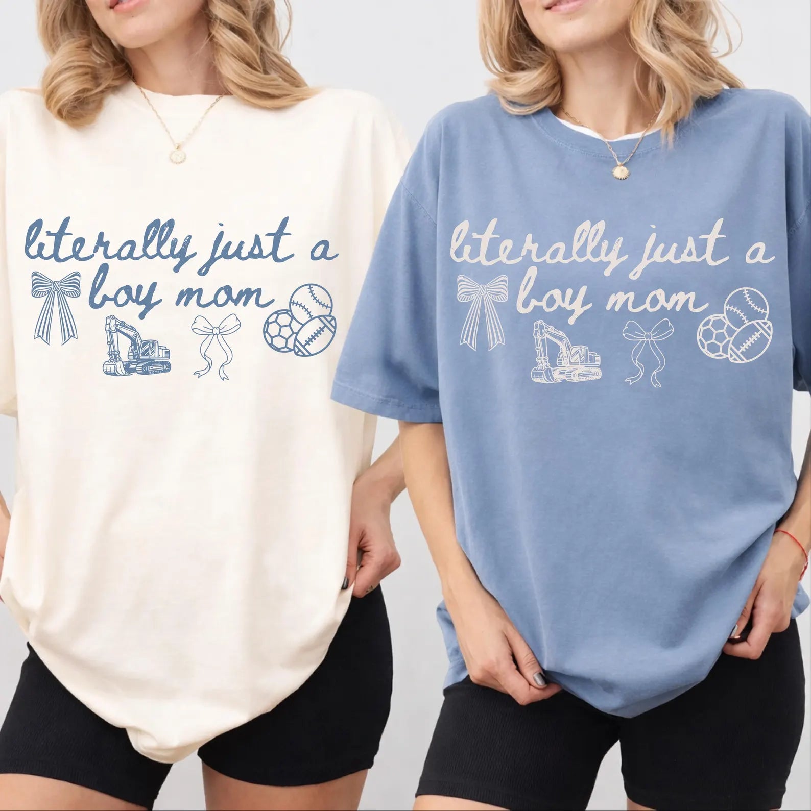 Literally Just a Boy Mom tee