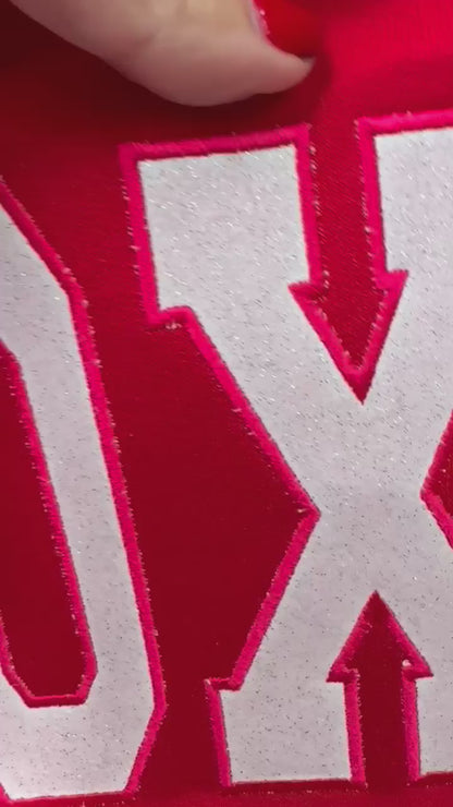 XOXO Glitter Embroidery