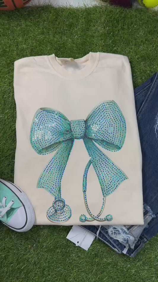 Stethoscope Bow Spangle