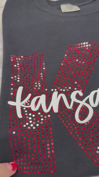 Custom Name Spangle And Puff YOUTH FLEECE