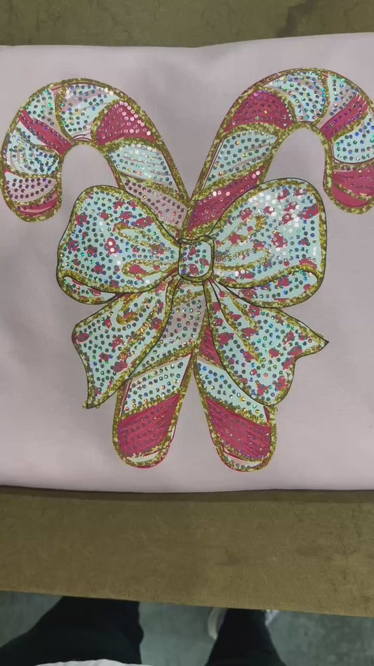 Candy Cane Pink Spangle