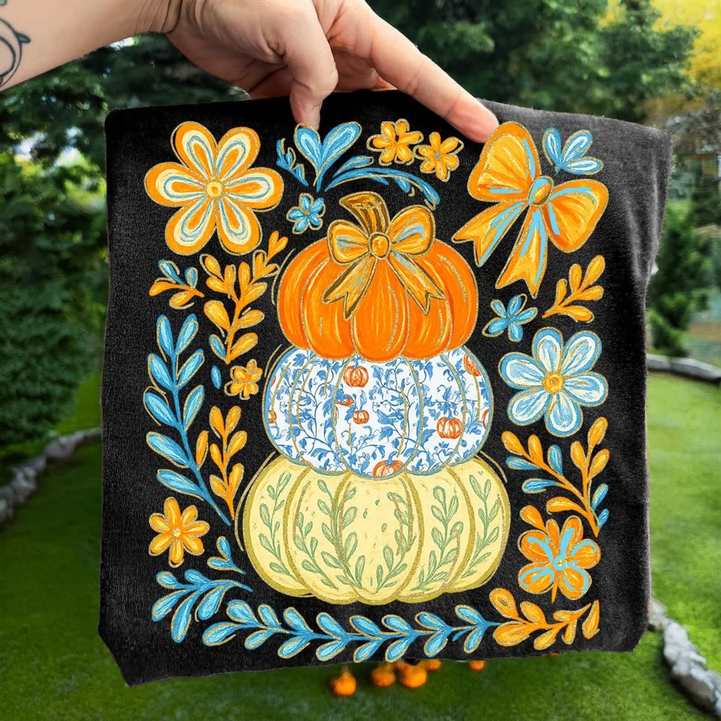 Pastel Pumpkin Stack