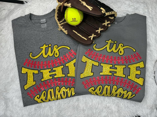 Tis the Season - SOFTBALL Spangle Rocker Tank