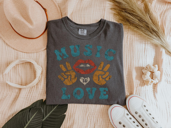 Music Is Love Comfort Colors
