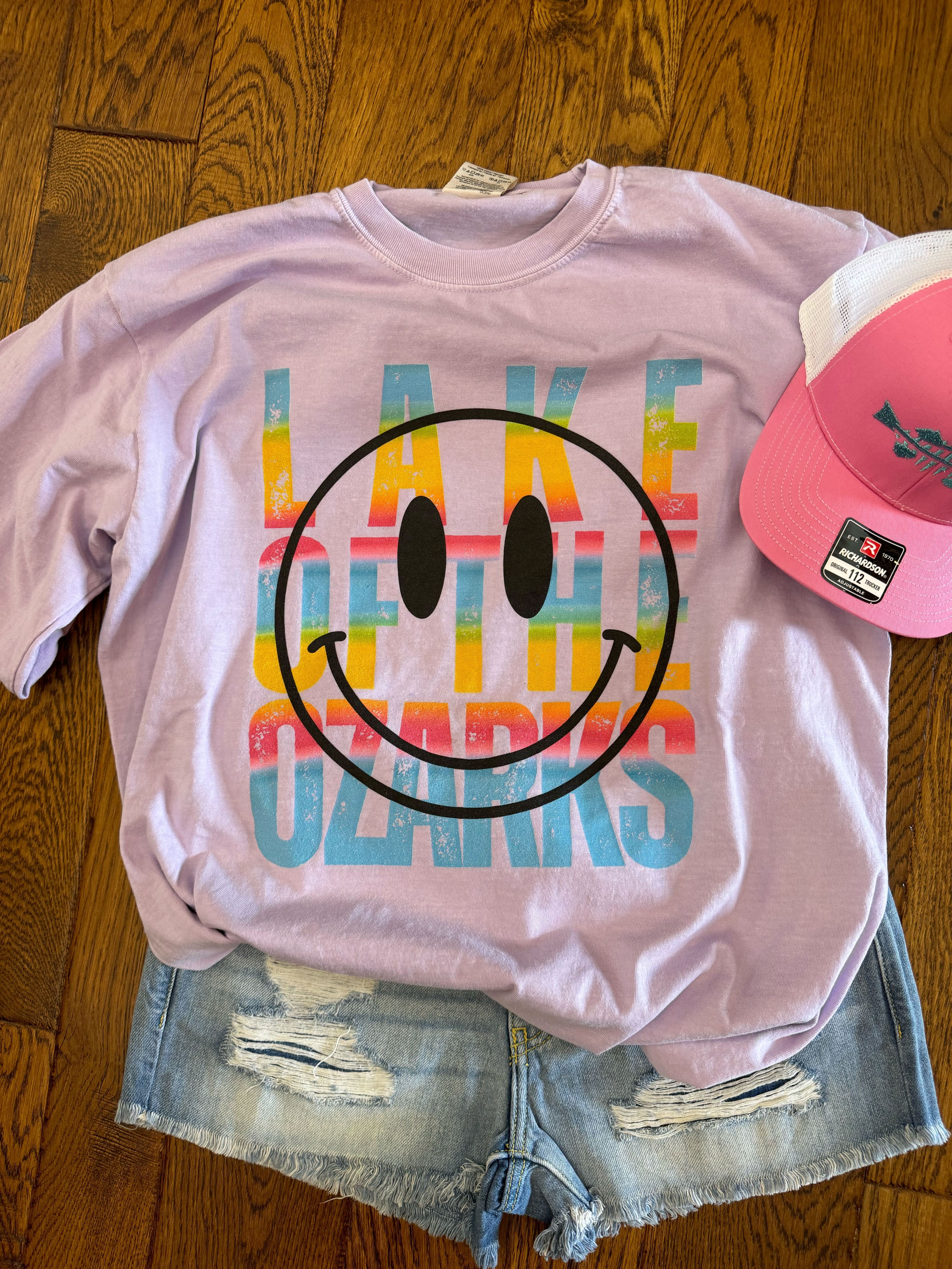 Lake Of The Ozarks Smiley Comfort Colors