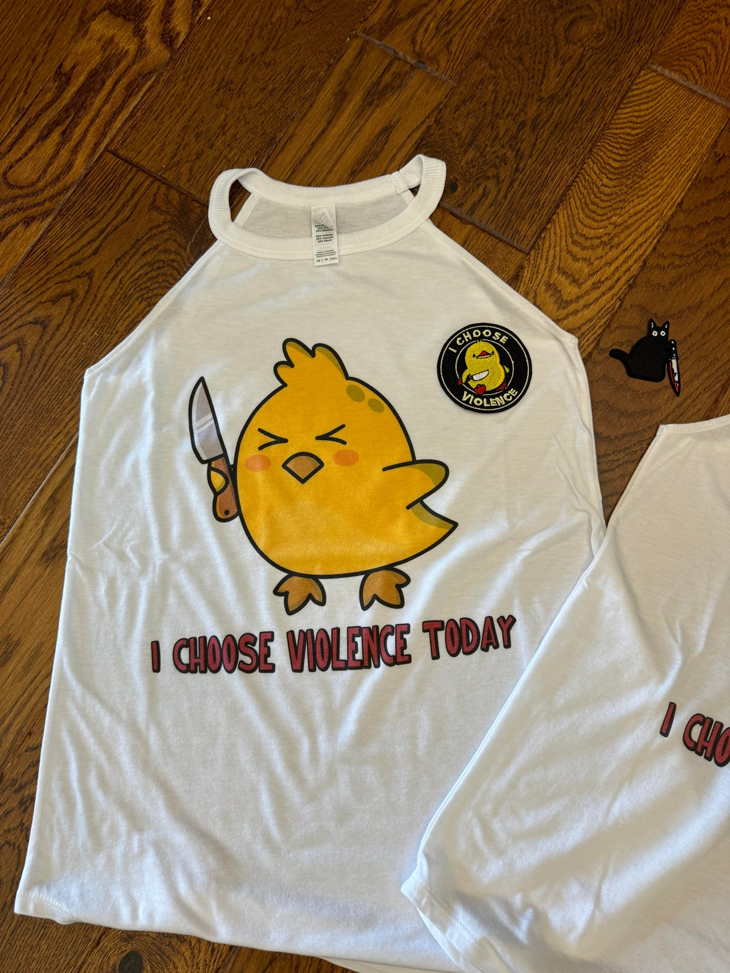Today I Choose Violence Chick Rocker Tank