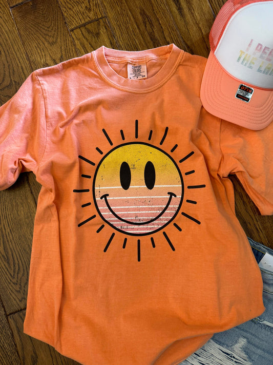 Sunshine Smiley Comfort Colors