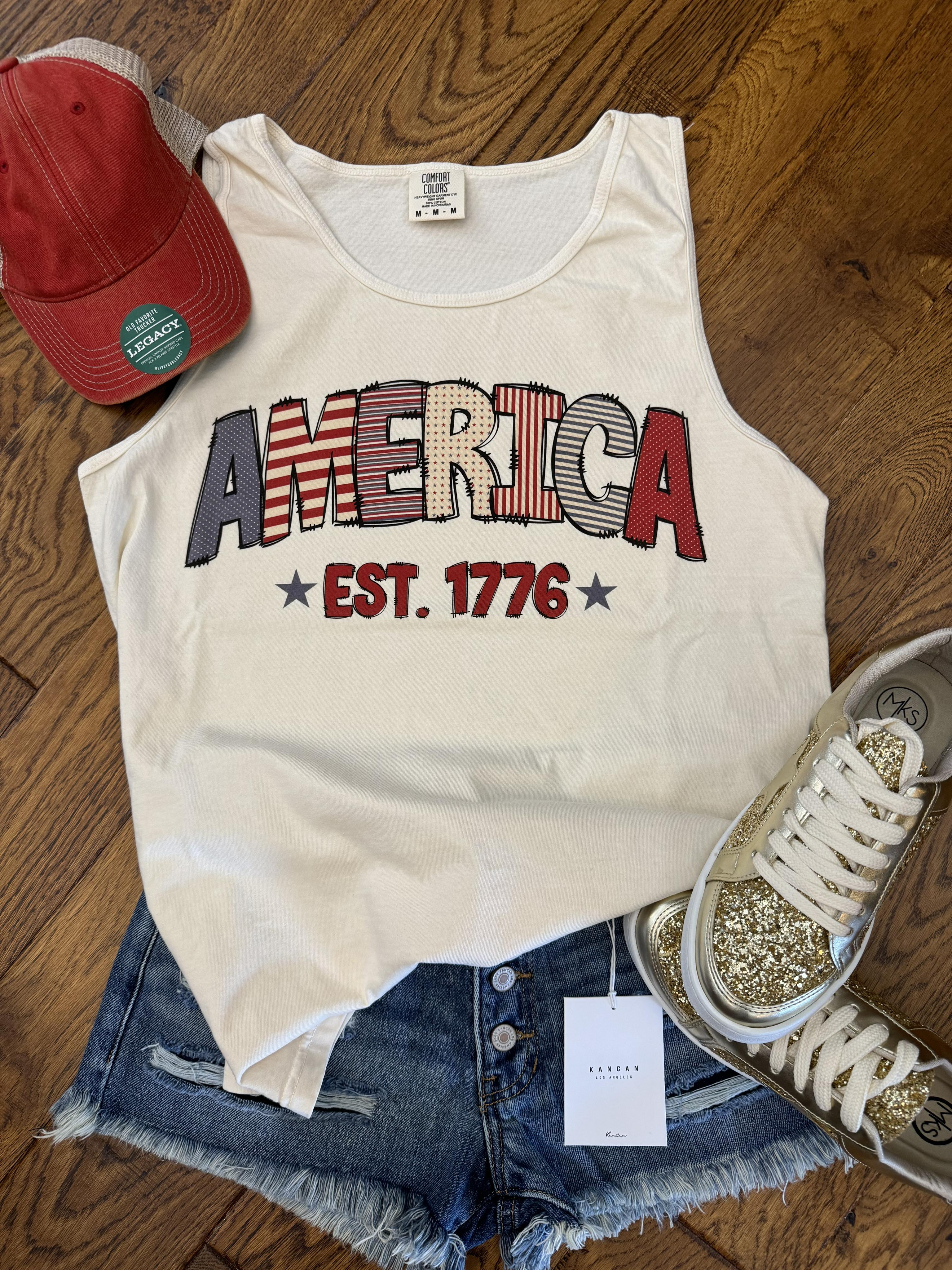 America EST 1776 Comfort Colors