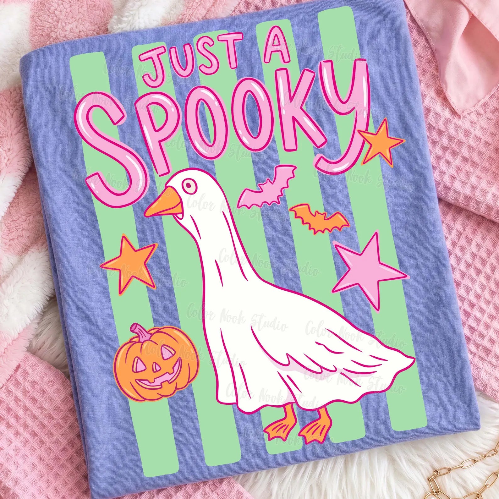 Just a spooky goose tee