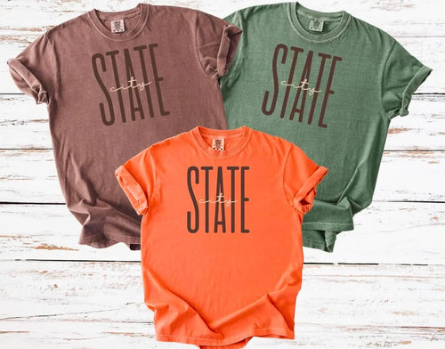 Custom State City Comfort Colors Tee