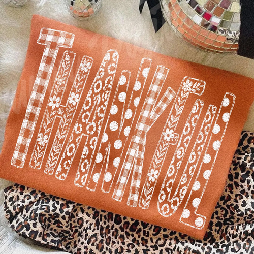 Thankful Patterned