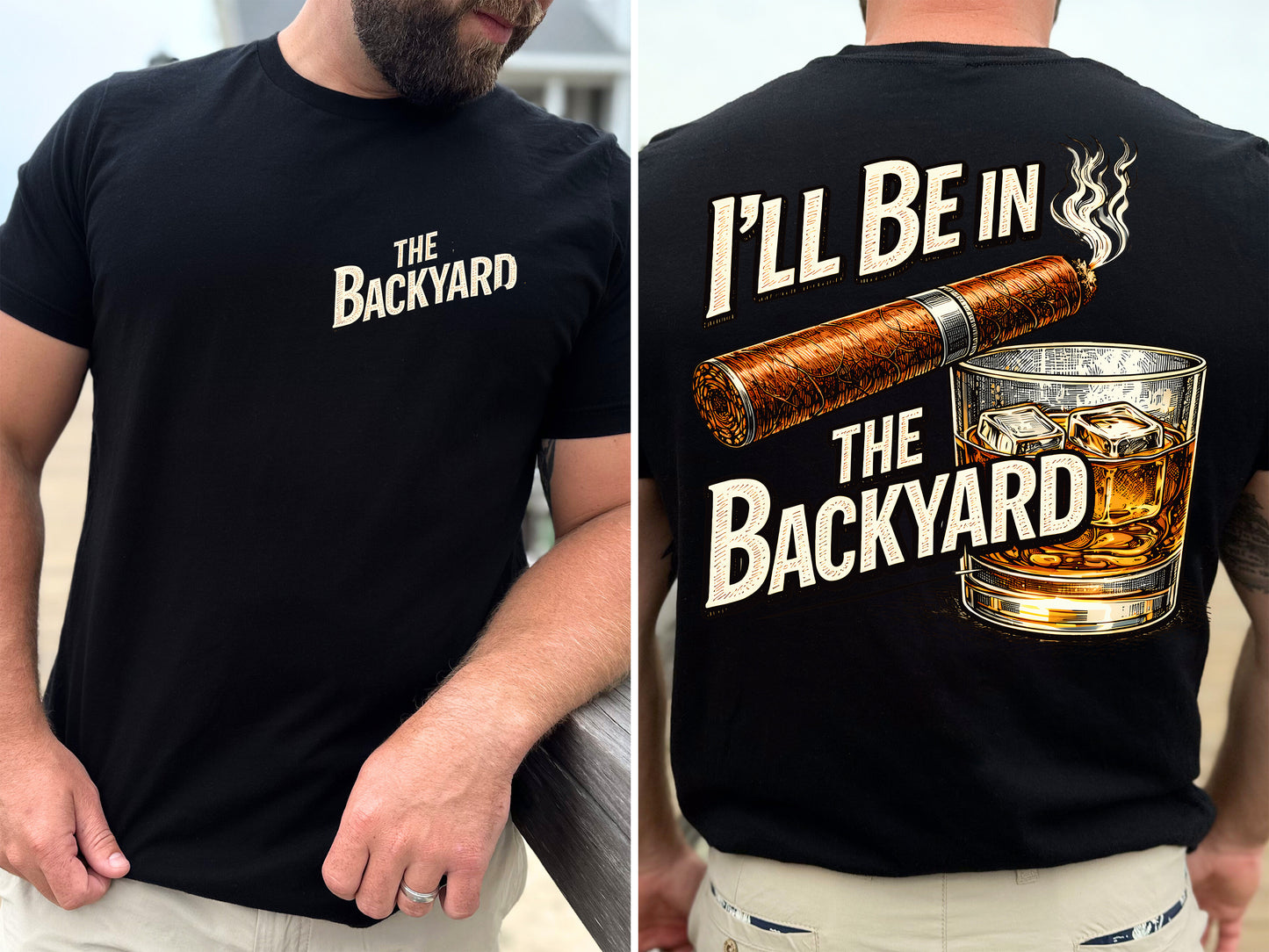 I'll be in the back yard