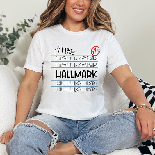 Custom Name Notebook Paper Comfort Colors