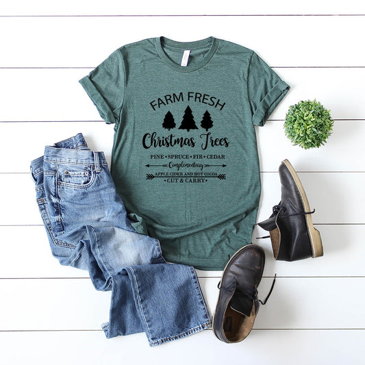 farm fresh christmas trees black