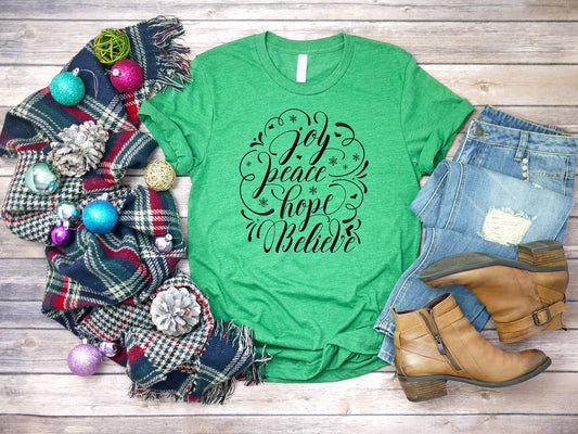 joy peace hope believe