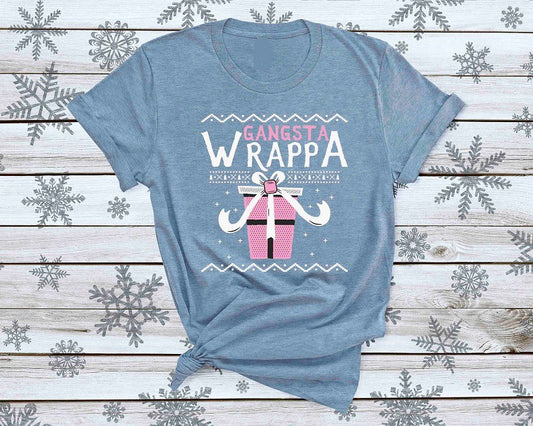 gangsta wrapper ugly sweater