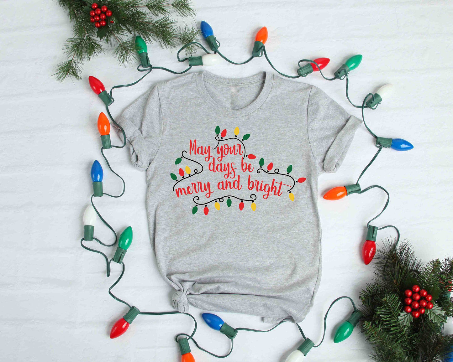 may your days be merry and bright lights kelly