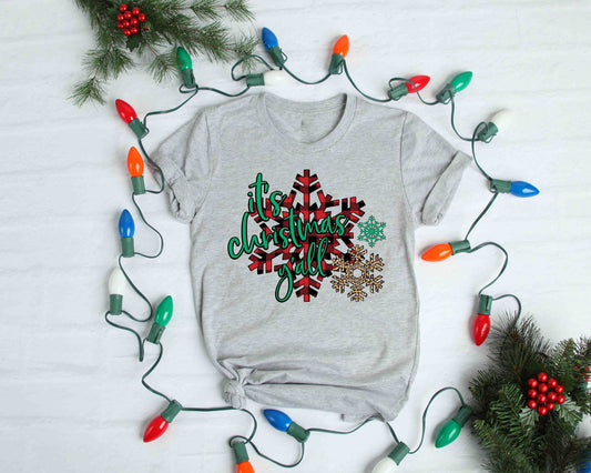 its christmas yall snowflake