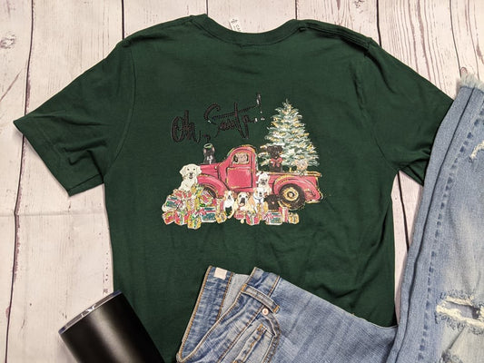 oh santa christmas all breeds with spangles