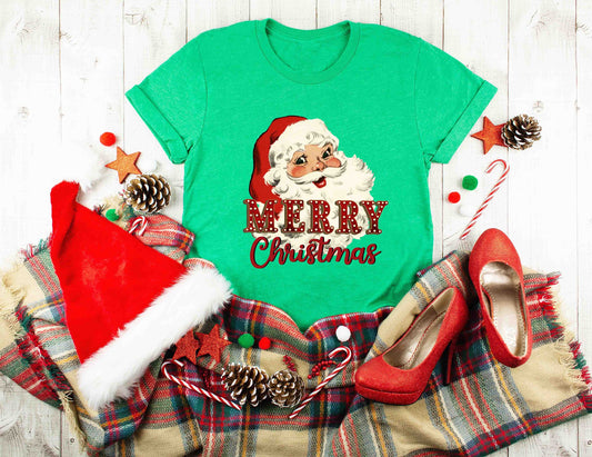 merry christmas vintage marquee santa