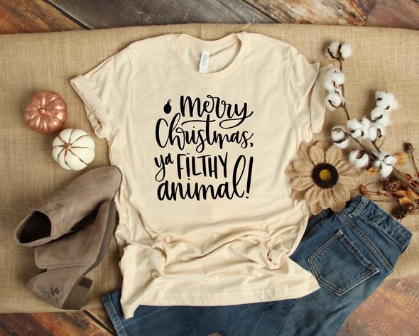 merry christmas ya filthy animal