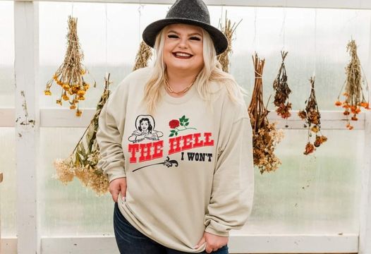 the hell i wont tee fleece