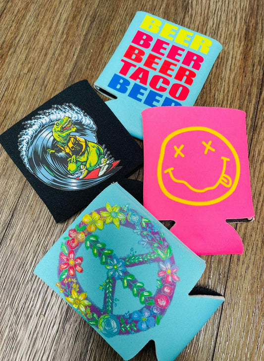 copy of peace floral beverage holder