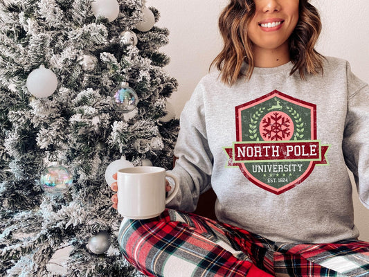 North Pole University Crewneck