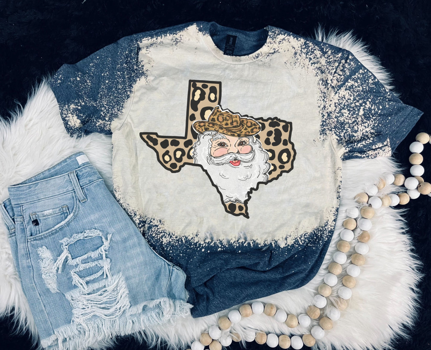 Texas Santa Leopard Bleached