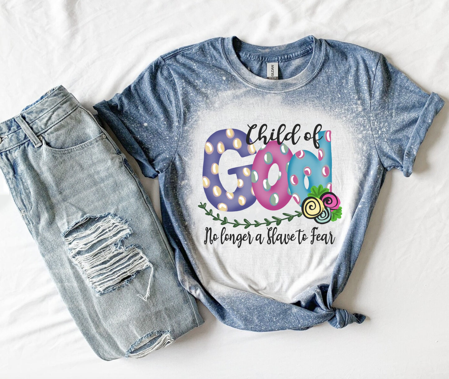 Child of God Bleached Short Sleeve