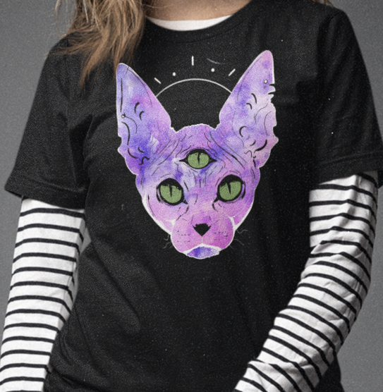Sphynx Cat Watercolor