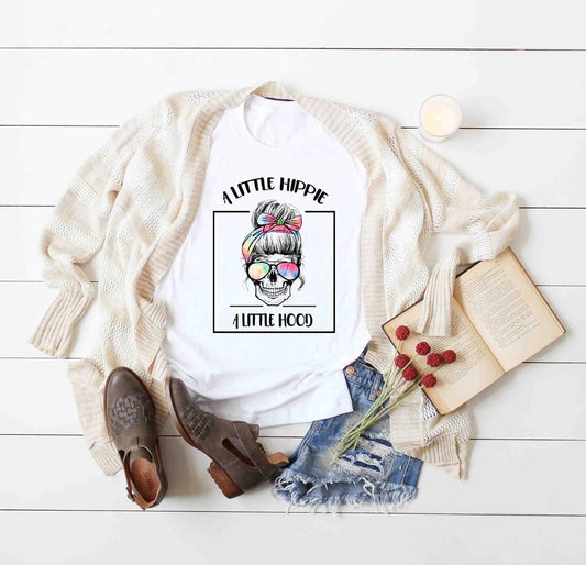 little hippie little hood skull