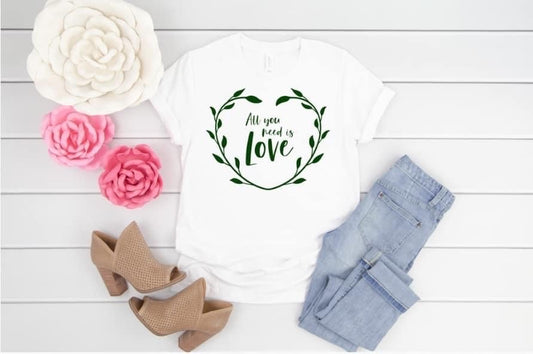 All You Need Is Love Heart Wreath