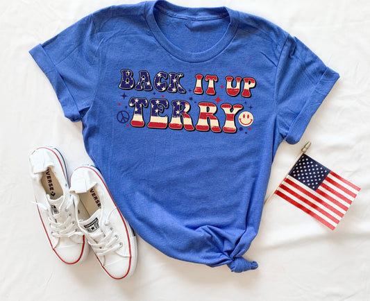 Back It Up Terry USA Flag