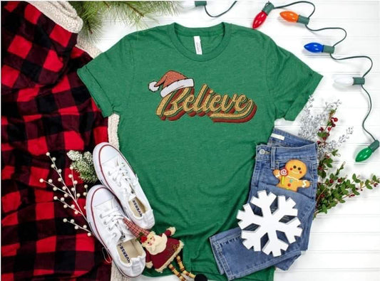 Believe Santa Hat