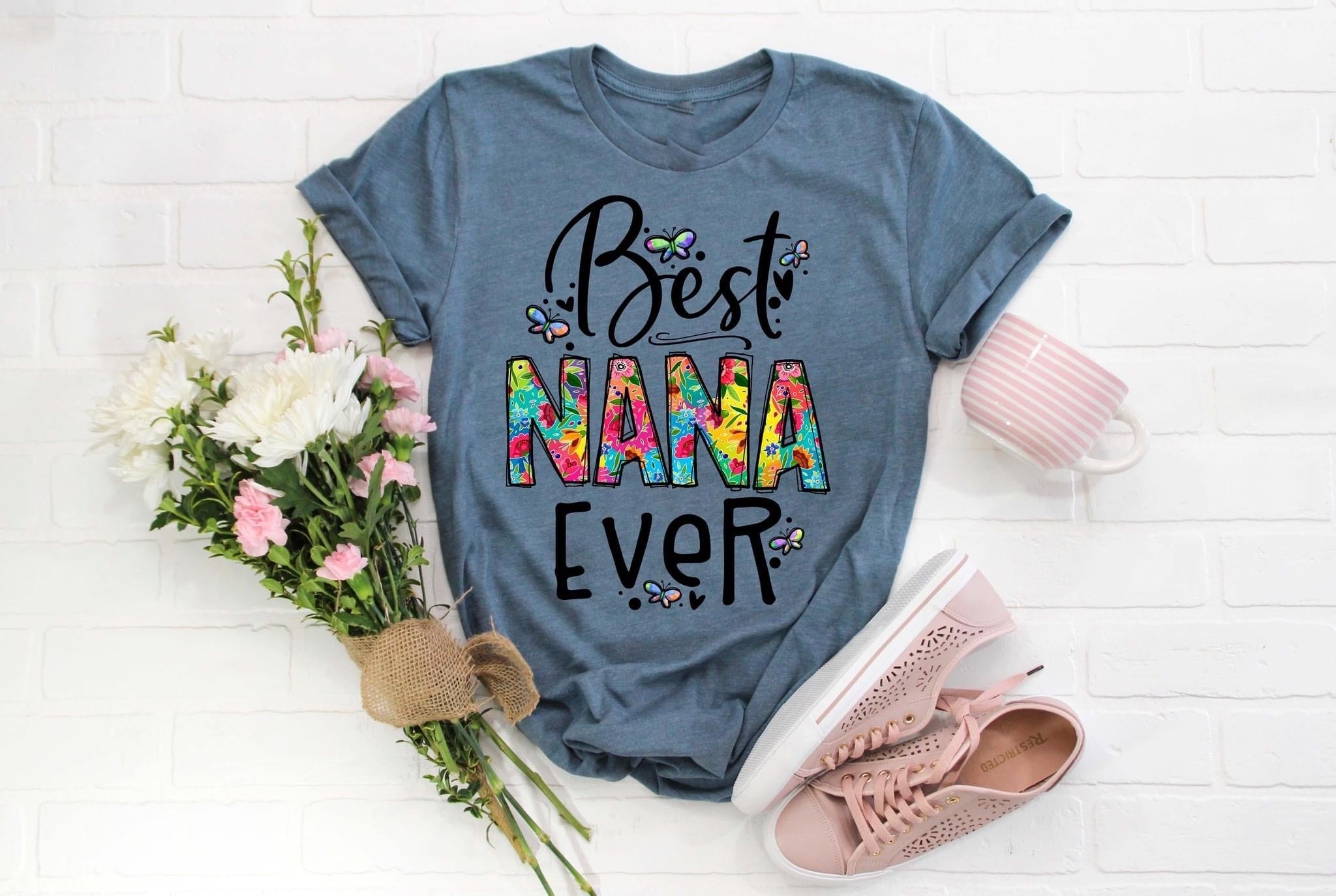 Best Nana Ever Butterfly