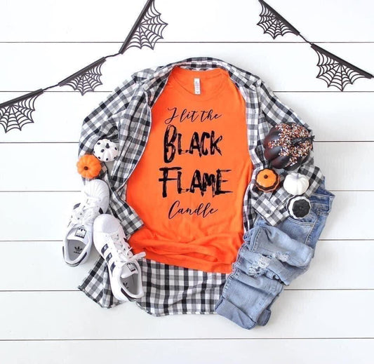 Black Flame Candle