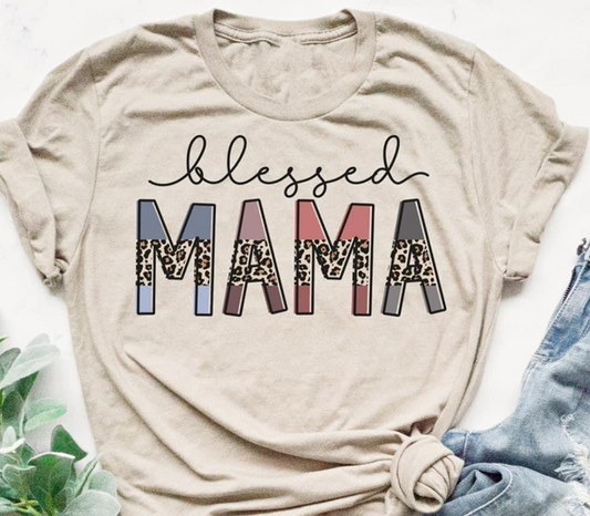 Blessed Mama Leopard Middle