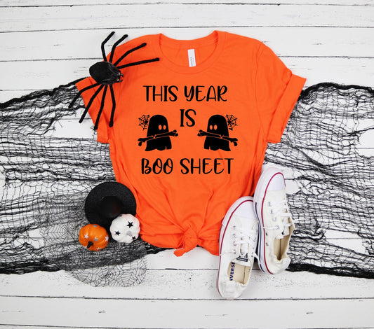 this year is boo sheet tee
