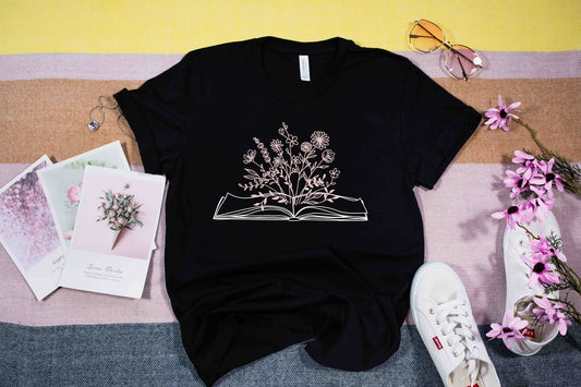 book wild flowers pink