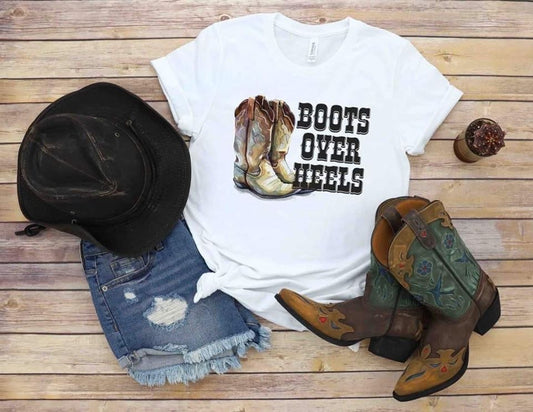 boots over heels