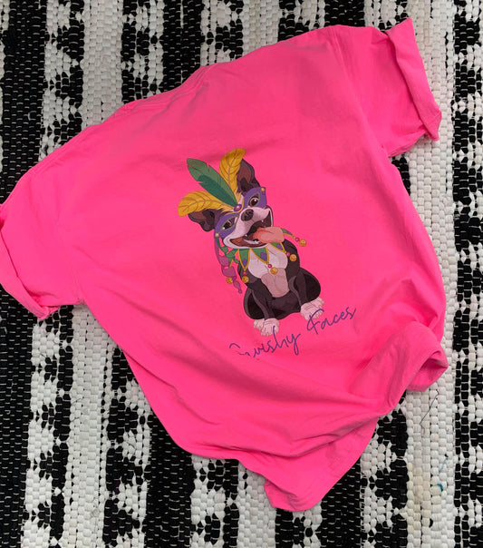 boston terrier mardigras