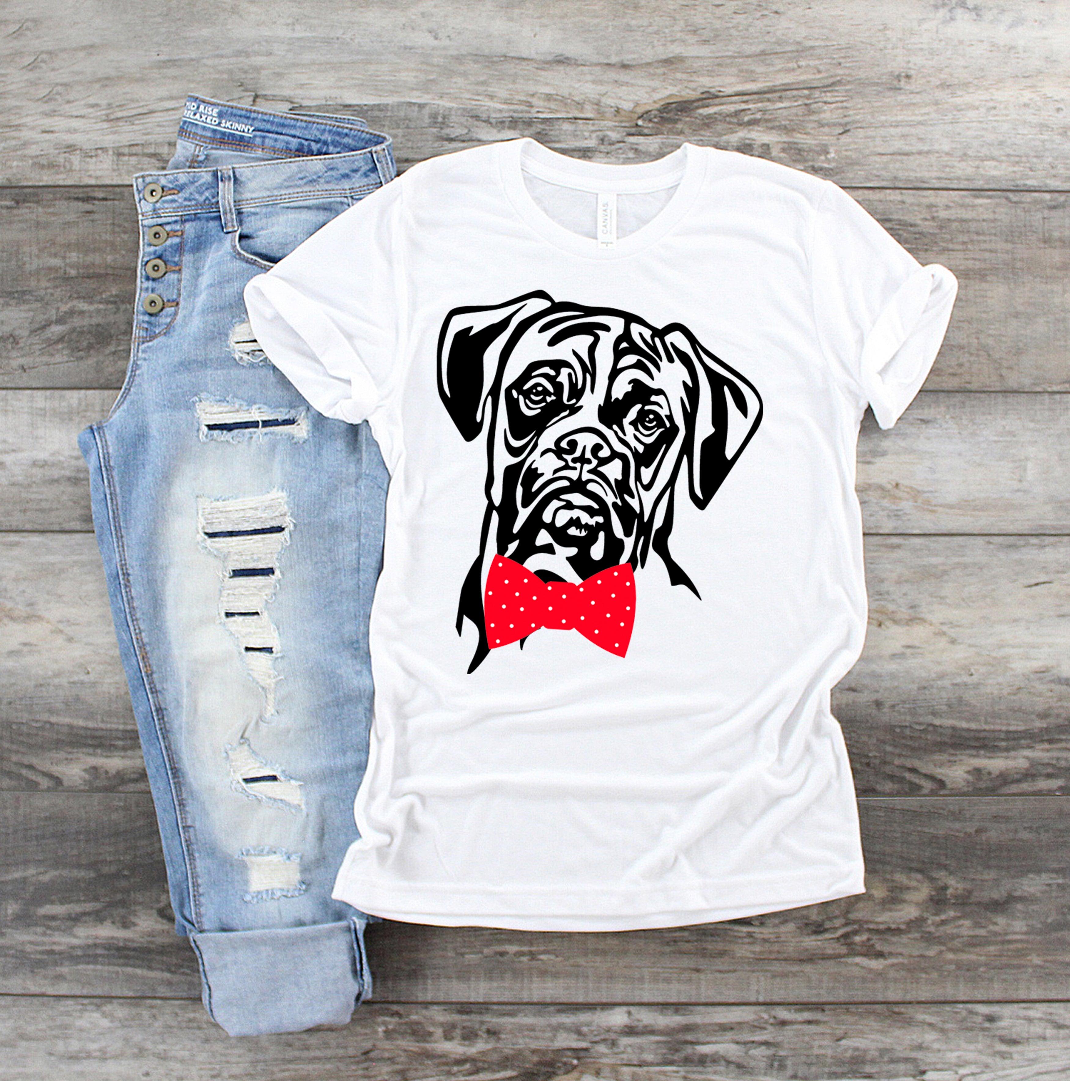 boxer bow tie