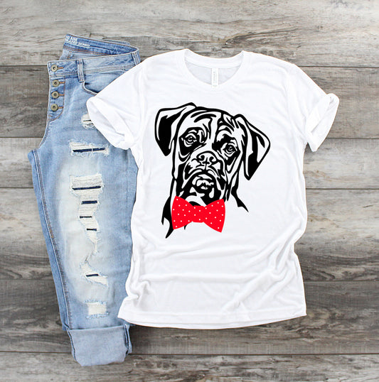 boxer bow tie