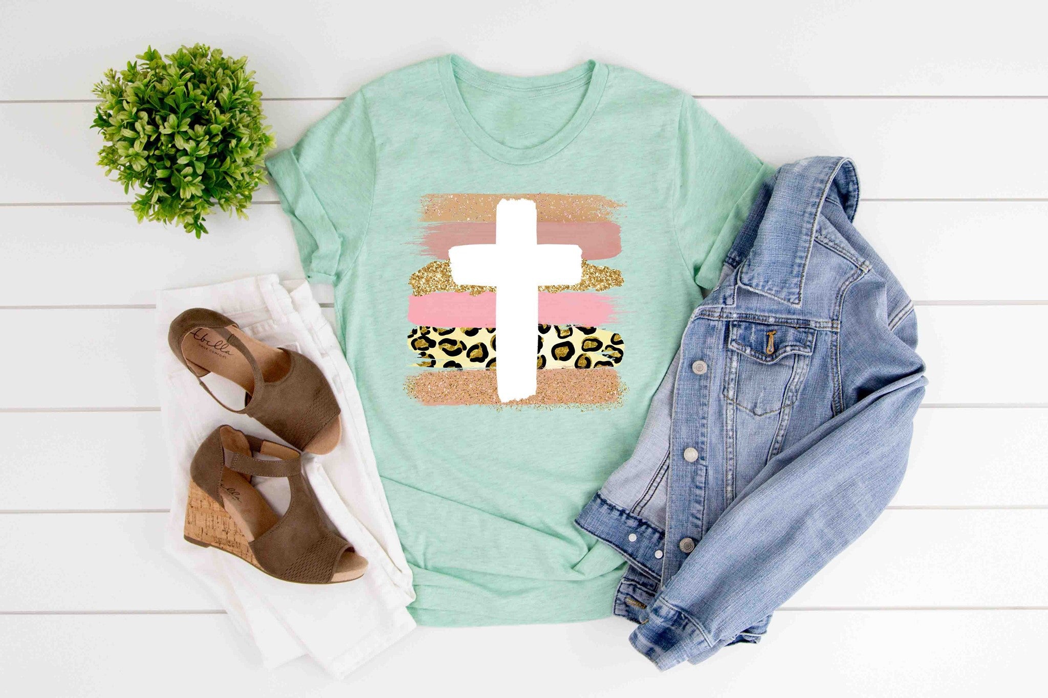 brush stroke cross