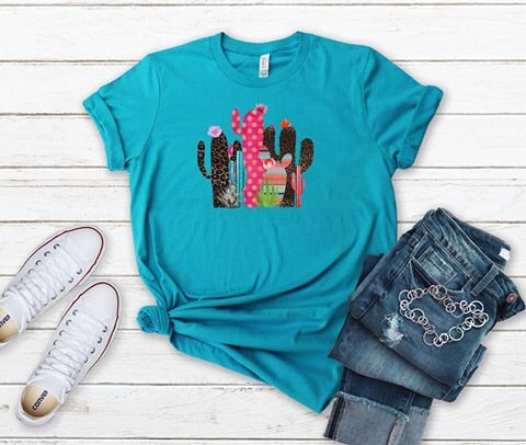 cactus leopard and serape cacti